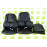 Обивка сидений (не чехлы) экокожа гладкая с цветной строчкой Соты для ВАЗ 2108-21099, 2113-2115, 5-дверной Лада 4х4 (Нива) 2131