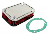 Красный воздушный фильтр нулевого сопротивления для карбюраторных Лада 4х4 (Нива), ВАЗ 2113-2115, 2110-2112, 2108-2109, 2101-2107, Ока