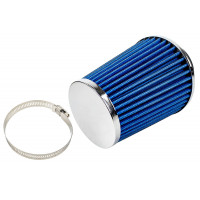 Закрытый синий фильтр нулевого сопротивления для инжекторных Шевроле Нива, Нива Тревел/Легенд, Приора, Калина, Гранта, 2108-2115, 2110-2112, 2101-2107