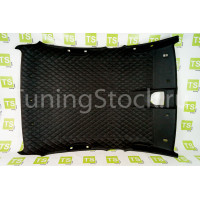 Черный жесткий потолок (обивка крыши) с текстурой Ромб для Веста Черный жесткий потолок (обивка крыши) с текстурой Ромб для Веста