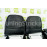 Обивка сидений (не чехлы) экокожа (центр с перфорацией) с цветной строчкой Соты на Приора хэтчбек, универсал