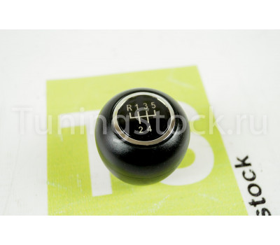 Ручка КПП Sal-Man черный пластик с хром кольцом для Калина 2004-2013 года