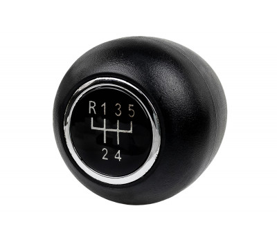 Ручка КПП Sal-Man черный пластик с хром кольцом для Калина 2004-2013 года Ручка КПП Sal-Man черный пластик с хром кольцом для Калина 2004-2013 года