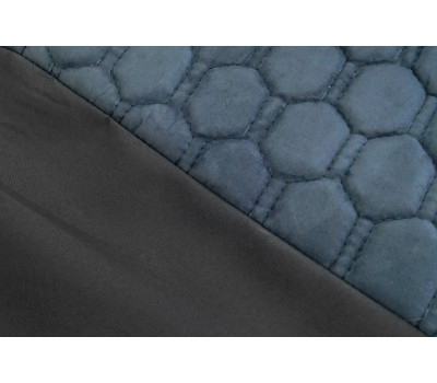 Обивка сидений (не чехлы) ткань с алькантарой (цветная строчка Соты) для Приора седан