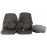 Обивка сидений (не чехлы) ткань с черной тканью 10мм (цветная строчка Ромб/Квадрат) для Приора хэтчбек, универсал
