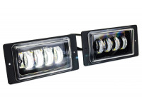 Светодиодные (LED) противотуманные фары нерегулируемые SL 4 линзы 40W для ВАЗ 2110-2112, 2113-2115, Шевроле Нива до рестайлинга 2009 года