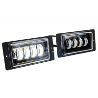Светодиодные (LED) противотуманные фары нерегулируемые SL 4 линзы 40W для ВАЗ 2110-2112, 2113-2115, Шевроле Нива до рестайлинга 2009 года Светодиодные (LED) противотуманные фары нерегулируемые SL 4 линзы 40W для ВАЗ 2110-2112, 2113-2115, Шевроле Нива до рестайлинга 2009 года