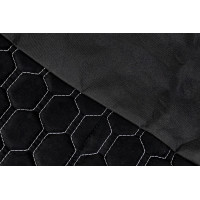 Обивка сидений (не чехлы) ткань с алькантарой (цветная строчка Соты) для Приора 2 хэтчбек Обивка сидений (не чехлы) ткань с алькантарой (цветная строчка Соты) для Приора 2 хэтчбек