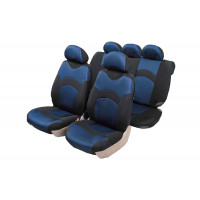 Майки на сидения REVOLUTION синие полный набор с молнией Майки на сидения REVOLUTION синие полный набор с молнией