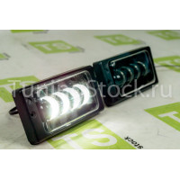 Светодиодные (LED) противотуманные фары 4 полосы (аналог без гарантии) на ВАЗ 2110-2112, 2113-2115, Шевроле/Лада Нива 2123 (до рестайлинга)