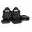 Обивка (не чехлы) сидений Recaro экокожа гладкая с цветной строчкой Соты для ВАЗ 2110, Приора седан