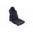 Обивка (не чехлы) сидений Recaro экокожа с алькантарой (цветная строчка Соты) для Приора седан, ВАЗ 2110