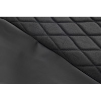 Обивка (не чехлы) сидений Recaro экокожа с тканью Полет (цветная строчка Ромб/Квадрат) для Приора седан, ВАЗ 2110 Обивка (не чехлы) сидений Recaro экокожа с тканью Полет (цветная строчка Ромб/Квадрат) для Приора седан, ВАЗ 2110