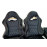 Обивка (не чехлы) сидений Recaro экокожа гладкая с цветной строчкой Ромб/Квадрат для ВАЗ 2111, 2112, Приора хэтчбек, универсал
