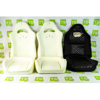 Комплект для сборки сидений Recaro (черная ткань, центр Скиф) на ВАЗ 2110, Приора седан Комплект для сборки сидений Recaro (черная ткань, центр Скиф) на ВАЗ 2110, Приора седан