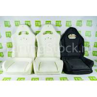 Комплект для сборки сидений Recaro (черная ткань, центр Искринка) на ВАЗ 2111, 2112, Приора хэтчбек, универсал