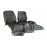 Обивка (не чехлы) сидений Recaro экокожа (центр с перфорацией) с цветной строчкой Ромб/Квадрат для ВАЗ 2108-21099, 2113-2115, 5-дверной Лада 4х4 (Нива) 2131
