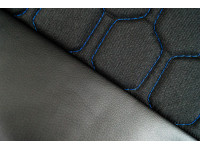 Обивка (не чехлы) сидений Recaro экокожа с тканью Полет (строчка Соты) для ВАЗ 2108-21099, 2113-2115, 5-дверная Лада 4х4 (Нива) 2131