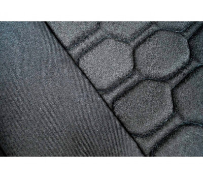 Обивка (не чехлы) сидений Recaro ткань с черной тканью 10мм (цветная строчка Соты) на ВАЗ 2111, 2112, Приора хэтчбек, универсал