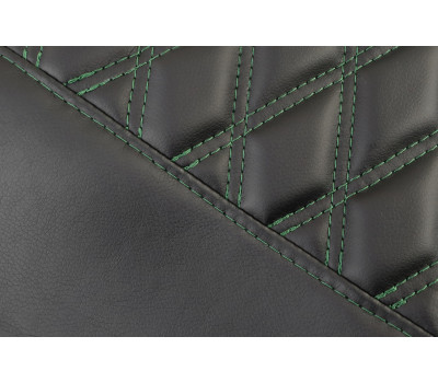 Обивка (не чехлы) сидений Recaro экокожа гладкая с цветной строчкой Ромб/Квадрат на 3-дверную Лада 4х4 (Нива) 21213, 21214