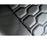 Обивка (не чехлы) сидений Recaro экокожа гладкая с цветной строчкой Соты на 3-дверную Лада 4х4 (Нива) 21213, 21214