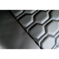 Обивка (не чехлы) сидений Recaro экокожа гладкая с цветной строчкой Соты на 3-дверную Лада 4х4 (Нива) 21213, 21214