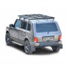 Багажник-платформа ТехноСфера Трофи с сеткой на места крепления рейлингов для 5-дверной Лада 4х4, Нива Легенд