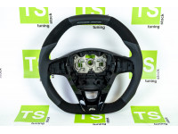 Анатомическое рулевое колесо Ferrum Group CROSS Serie со вставками из алькантары на Веста, Икс Рей, Ларгус FL