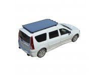 Багажник - платформа ТехноСфера Трофи с алюминиевым листом на Ларгус