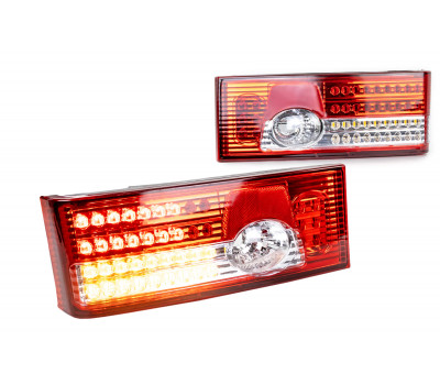Светодиодные LED задние фонари красно-белые для ВАЗ 2108, 2109, 21099, 2113, 2114