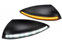 Реснички на фары Sal-Man темное стекло с ДХО и динамическими повторителями поворотников для Приора Реснички на фары Sal-Man темное стекло с ДХО и динамическими повторителями поворотников для Приора