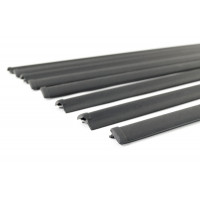 Комплект внутренних и внешних уплотнителей-бархоток опускных стекол с литыми концами для ВАЗ 2106