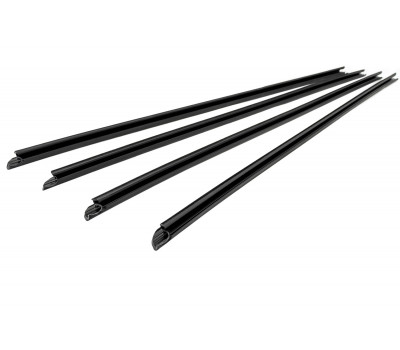 Комплект внешних уплотнителей (бархоток) опускных стекол R90 для Ларгус, Рено Логан, Сандеро, Ниссан Альмера