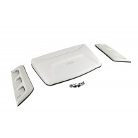 Набор белых воздухозаборников Аэроэффект Оптимал для Лада 4х4, Нива Легенд 21213, 21214, 2131