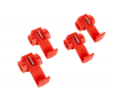 Комплект из 4 монтажных зажимов для подключения к электропроводке без врезания Комплект из 4 монтажных зажимов для подключения к электропроводке без врезания