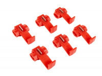 Комплект из 6 монтажных зажимов для подключения к электропроводке без врезания