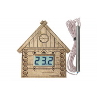 Термометр электронный ТЭС-Люкс Pt в корпусе из липы с герметичным датчиком