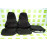 Обивка сидений (не чехлы) ткань с черной тканью 10мм (цветная строчка Соты) для ВАЗ 2107