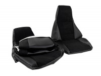 Обивка сидений (не чехлы) экокожа с алькантарой на ВАЗ 2107 Обивка сидений (не чехлы) экокожа с алькантарой на ВАЗ 2107