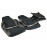 Обивка сидений (не чехлы) экокожа с алькантарой (цветная строчка Соты) для ВАЗ 2107