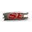 Хромированные заглушки повторителя поворота SE с красной надписью для Приора, Калина 2, Калина, Гранта FL, Гранта, 2113-2115, 2110-2112, 2108-21099