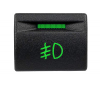 Кнопка передних противотуманных фар с зеленой подсветкой и зеленой индикацией для Приора, Калина 2, Гранта Кнопка передних противотуманных фар с зеленой подсветкой и зеленой индикацией для Приора, Калина 2, Гранта