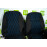 Обивка сидений (не чехлы) ткань с алькантарой (цветная строчка Ромб/Квадрат) на Шевроле/Лада Нива 2123 до 2014 г.в.