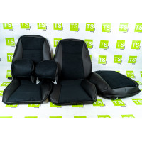 Обивка сидений (не чехлы) экокожа с алькантарой на Шевроле/Лада Нива 2123 до 2014 г.в. Обивка сидений (не чехлы) экокожа с алькантарой на Шевроле/Лада Нива 2123 до 2014 г.в.