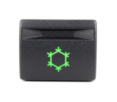 Кнопка кондиционера с зеленой подсветкой для Приора, Калина 2, Гранта