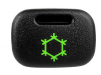 Кнопка кондиционера с зеленой подсветкой (без индикации) для ВАЗ 2113, 2114, 2115, Калина, Шевроле Нива