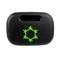 Кнопка кондиционера с зеленой подсветкой (без индикации) для ВАЗ 2113, 2114, 2115, Калина, Шевроле Нива