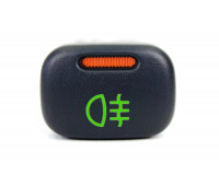 Кнопка включения задних противотуманных фар с зеленой подсветкой и оранжевой индикацией для ВАЗ 2113, 2114, 2115, Калина, Шевроле Нива
