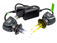 Светодиодные лампы S1 Sal-Man двухцветные (бело-желтые) 40W 3000/6000K H7 для Калина, Приора, Веста, Иксрей, Шевроле Нива