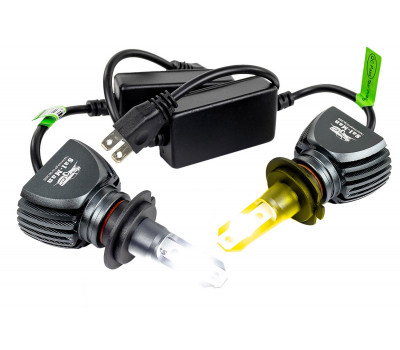 Светодиодные лампы S1 Sal-Man двухцветные (бело-желтые) 40W 3000/6000K H7 для Калина, Приора, Веста, Иксрей, Шевроле Нива